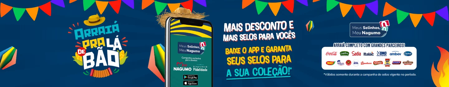 Mais descontos e mais selos para você!